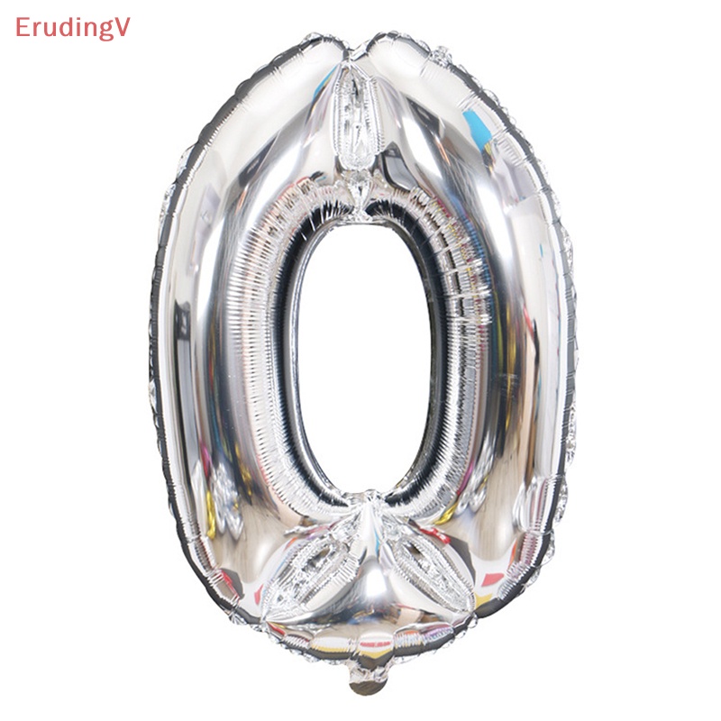 [ErudingV] Bóng Bay Hình Số Lá Vàng / Bạc Trang Trí Tiệc Sinh Nhật / Đám Cưới [Mới]