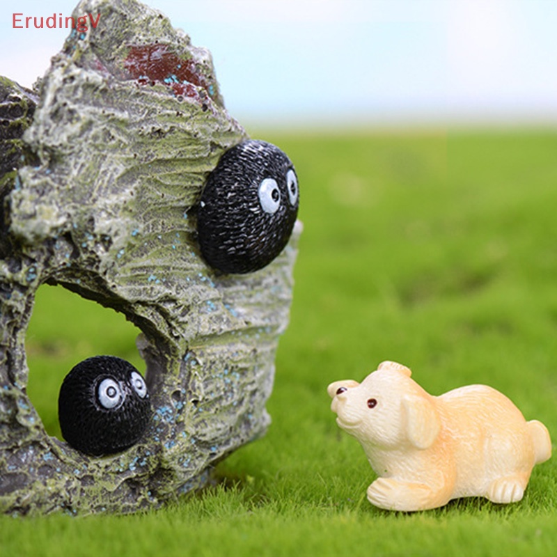 Set 10 Quả Bù Nhìn Màu Đen Dùng Trang Trí Phong Cảnh DIY