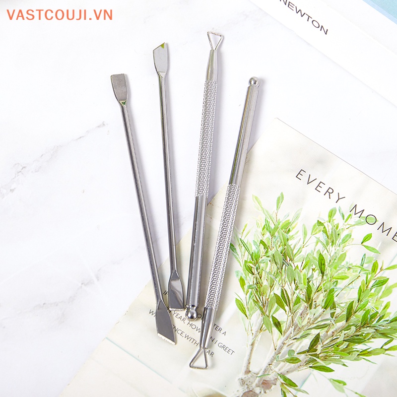 Muỗng Hai Đầu Bằng Thép Không Gỉ Chuyên Dụng Cho Làm Móng