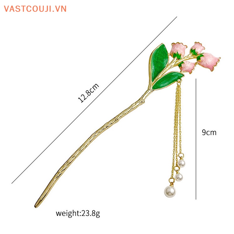 Trâm Cài Tóc Hình Hoa Lily Phong Cách Trung Hoa Cổ Điển Cho Nữ