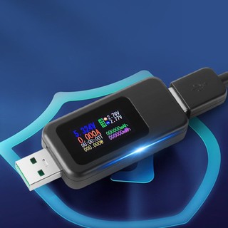 USB Tester Current 4-30V Voltage Meter Timing Ammeter Digital Power Indicator