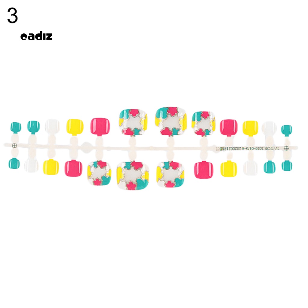 1 Hộp Móng Chân Giả Siêu Mỏng Che Phủ Toàn Diện Trang Trí Nghệ Thuật