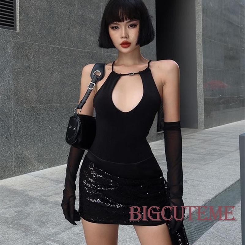 Áo Liền Quần Ngắn Không Tay Màu Sắc Thời Trang Mùa Hè Cho Nữ