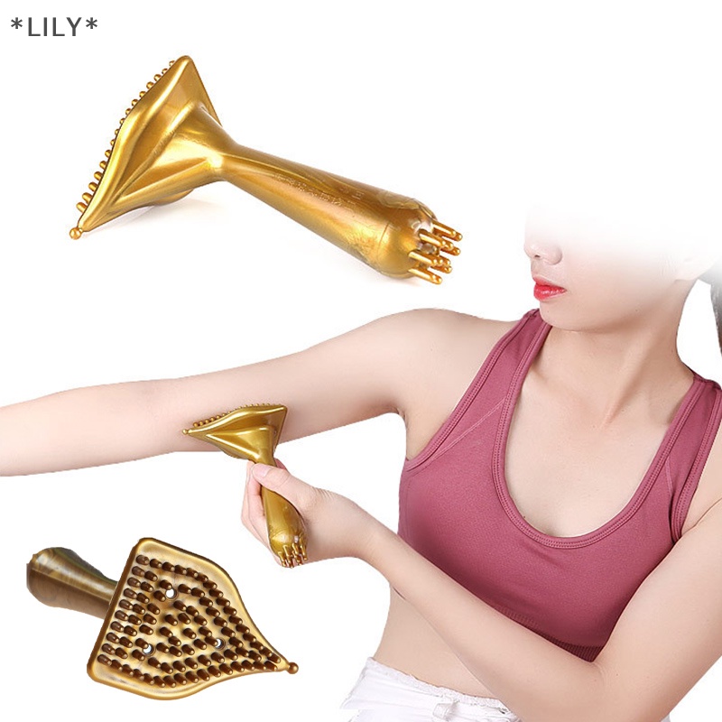 LILY Massage kinh tuyến bàn chải chống cellulite tam giác bàn chải massage cho cơ thể Giảm Béo uuu