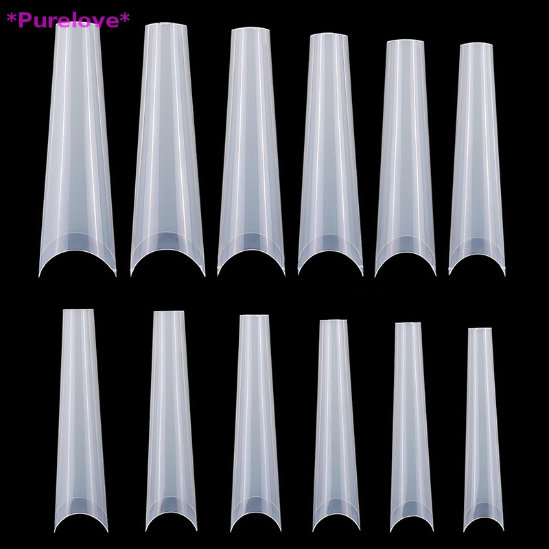 Set 120 Móng Tay Giả Dáng Cong Dài Trang Trí Nghệ Thuật Cho Nữ Mới