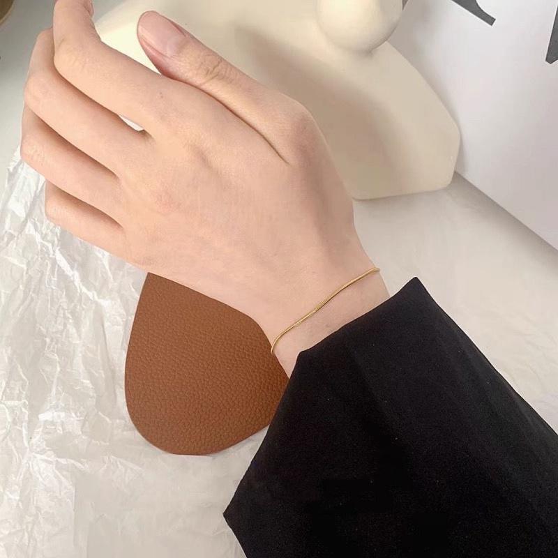 Lắc Chân Bằng Thép Không Gỉ Mạ Vàng 18K Phong Cách Mori Cao Cấp Kiểu Mới