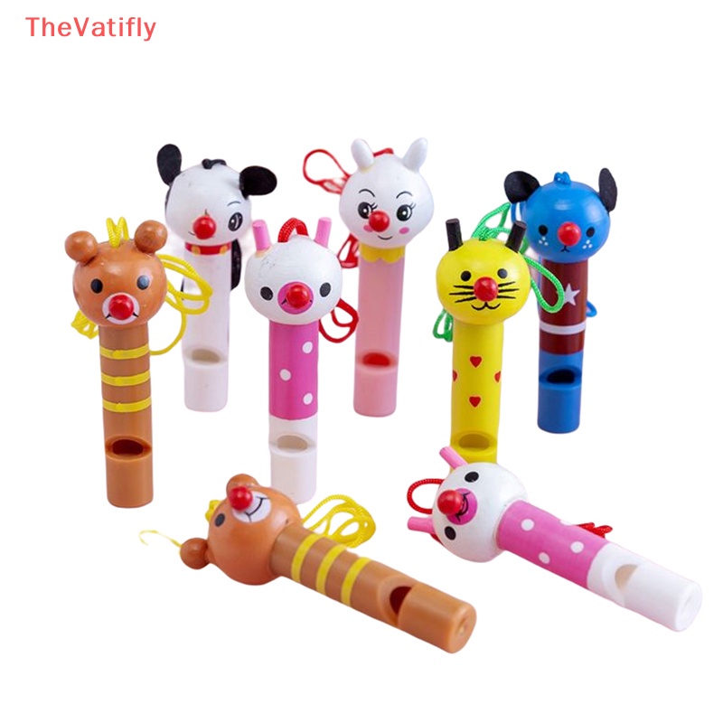 [Thevalifly] Set 5 Còi Nhiều Màu Sắc Dễ Thương Trang Trí Tiệc Sinh Nhật Cho Bé