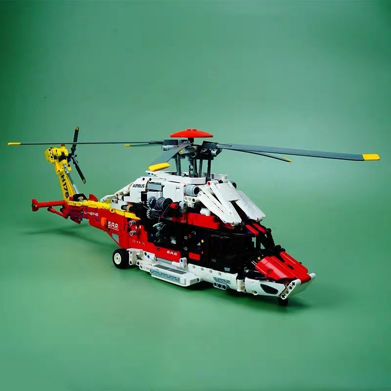 Đồ chơi Lắp ráp Mô hình máy bay Airbus H175 Rescue Helicopter 74666