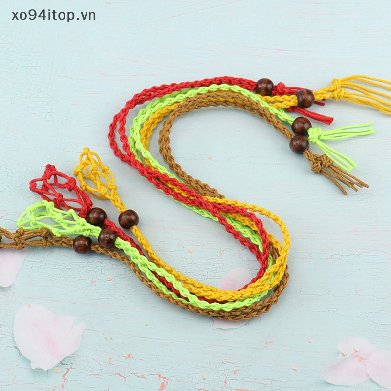 1 Cuộn Vòng cổ Bằng Đá Rỗng Có Thể Điều Chỉnh DIY