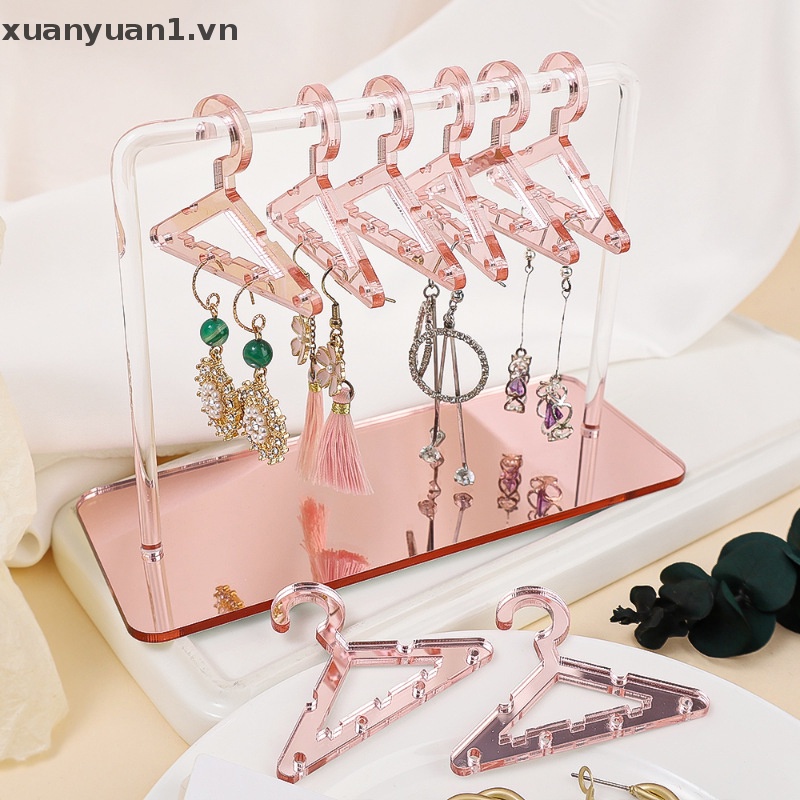 1 Bộ Giá Phơi Bông Tai / Móc Treo Đồ Trang Trí Nhà Búp Bê Tỉ Lệ 1: 12