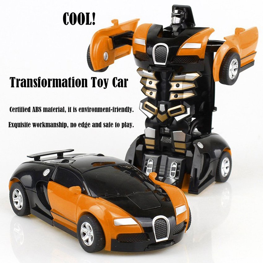 Transformation Toy Car Anime Action Figure Toys Collision Transforming Model