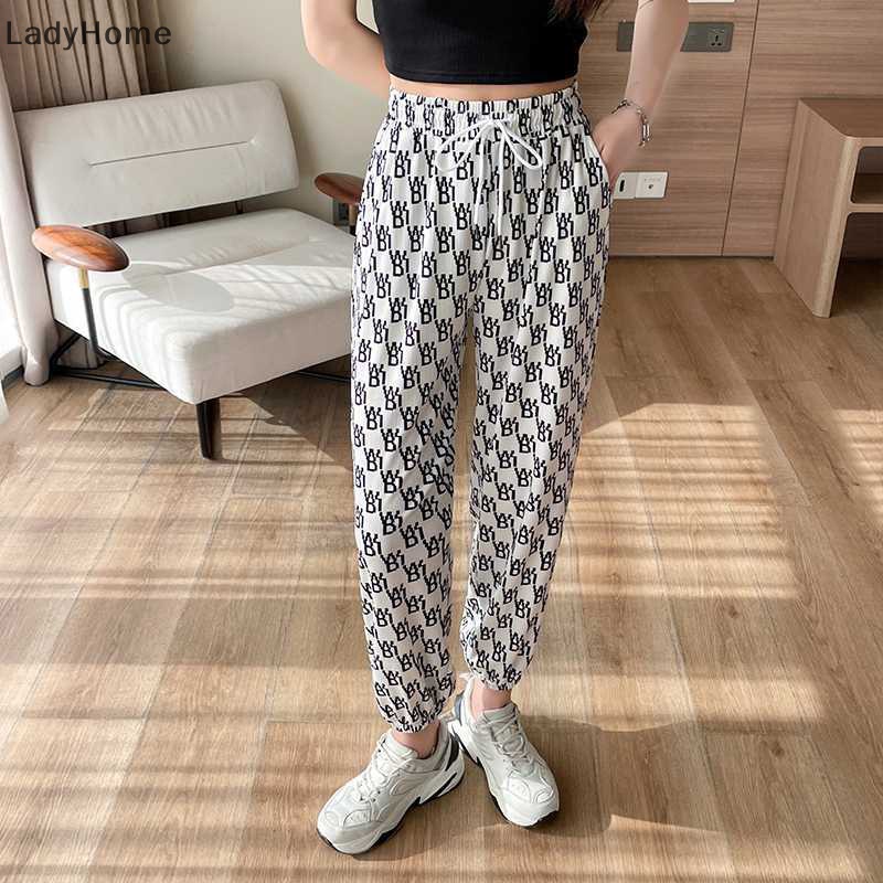 Quần Dài Ống Rộng Lưng Cao Thời Trang Đường Phố Cá Tính Cho Nữ