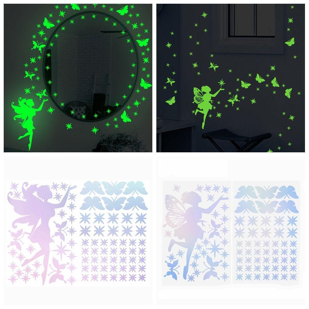 Miếng Dán Tường Dạ Quang Phát Sáng Trong Tối Trang Trí Nội Thất