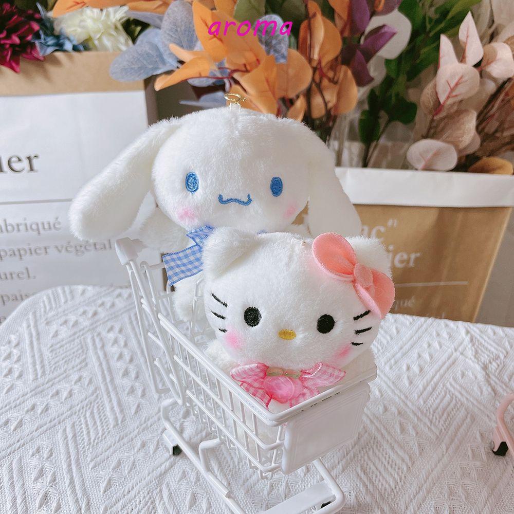 Móc Khóa Xe Hơi Nhồi Bông Hình Kuromi Melody Dễ Thương