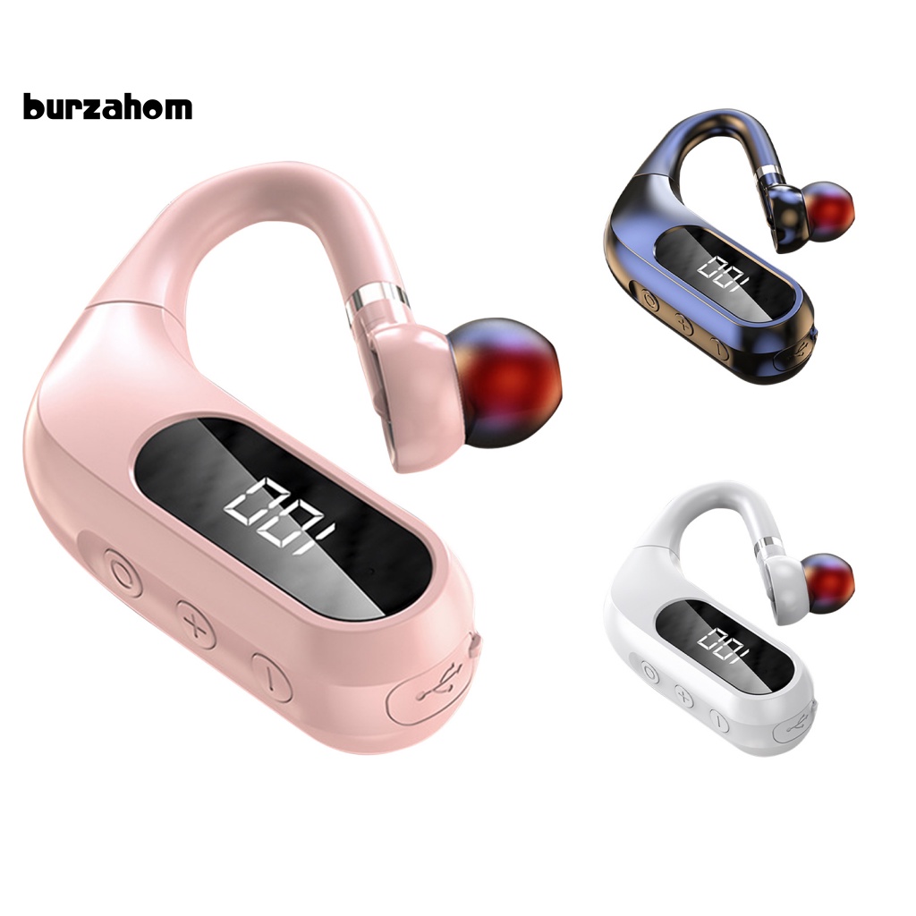 Tai Nghe Bluetooth 5.0 Không Dây Chống Thấm Nước Màn Hình LED Kỹ Thuật Số