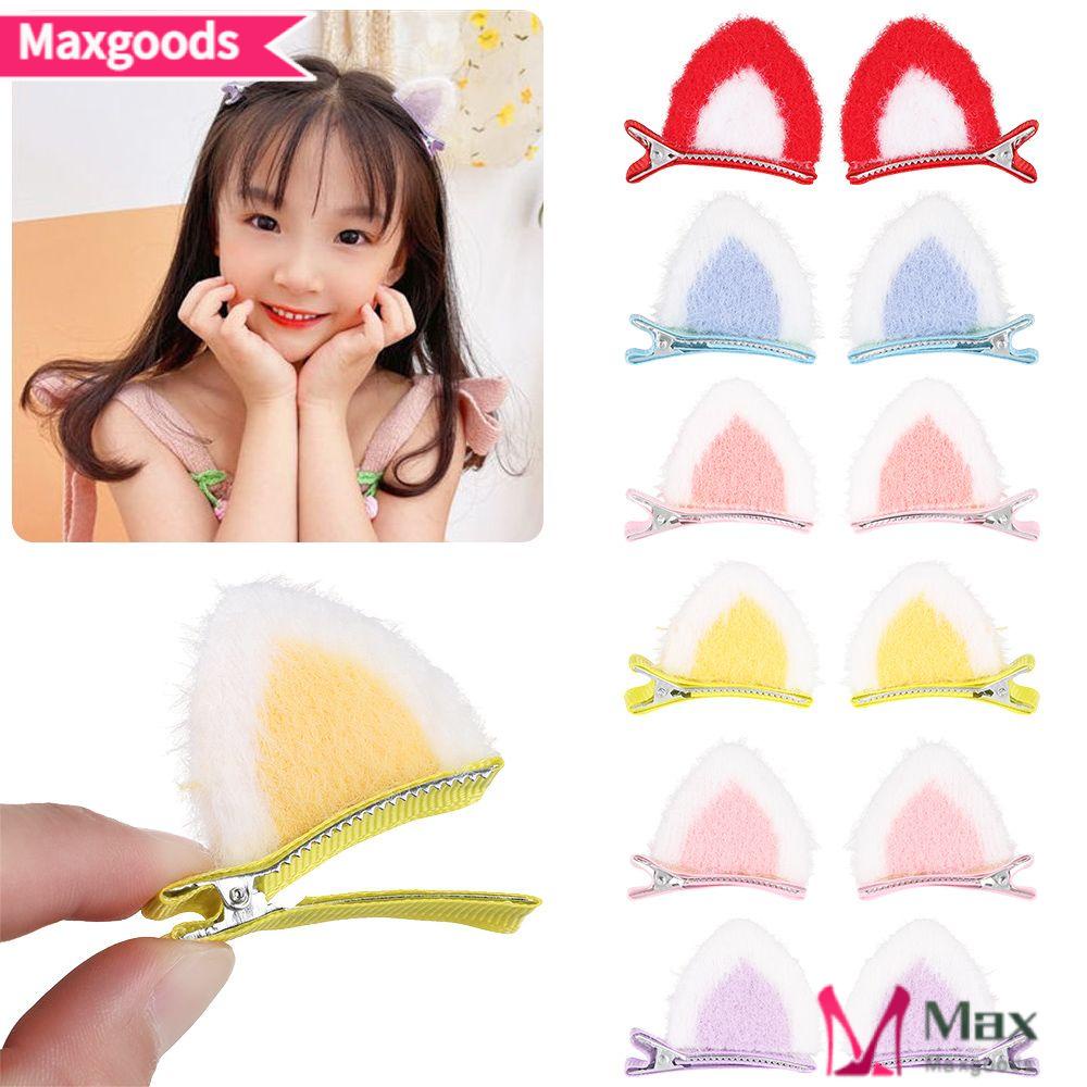 1 Cặp Kẹp Tóc Tai Mèo Dễ Thương Cho Bé Gái