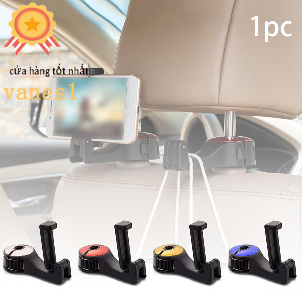 Móc Treo Đồ 2 Trong 1 Đa Năng Cho Xe Hơi VANES1 Kèm Giá Đỡ Điện Thoại