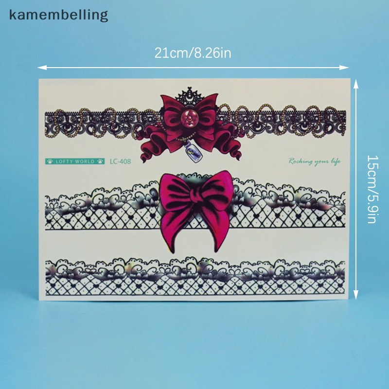 1 Tấm Hình Xăm Dán Tạm Thời Chống Nước kamembelling Cho Nữ