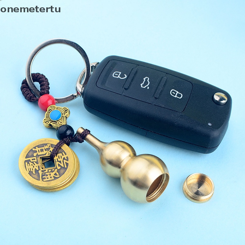 Móc Khóa Hình Hồ Lô Bằng Đồng Rỗng Mộtmetertu Five Emperor