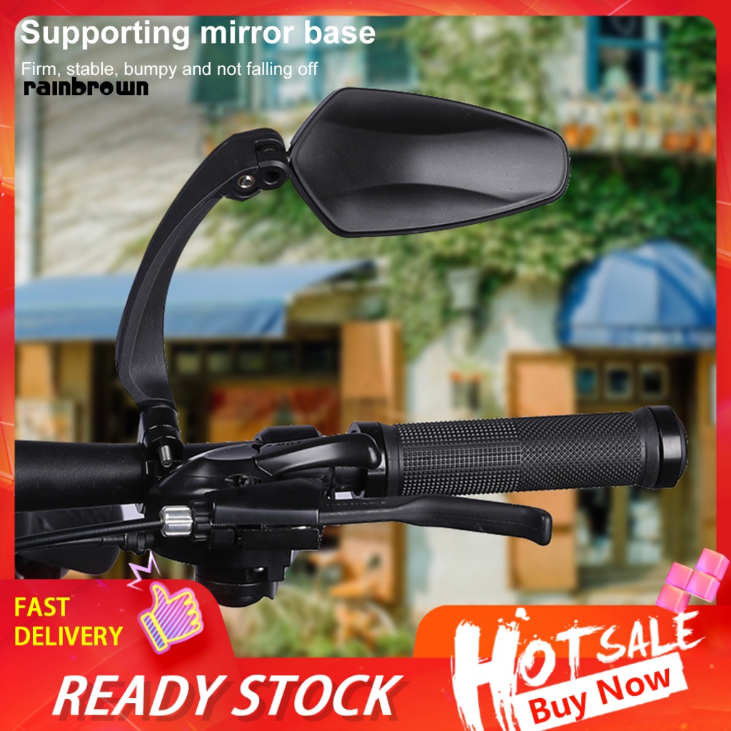 Gương Chiếu Hậu Góc Rộng Điều Chỉnh Được Chống Trượt Cho Xe Đạp MTB
