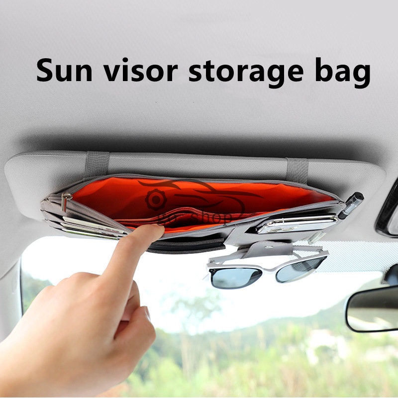 Túi Đựng Tài Liệu / Tấm Che Nắng Nhiều Ngăn Đa Năng Sắp Xếp Gọn Gàng Cho Xe Hơi