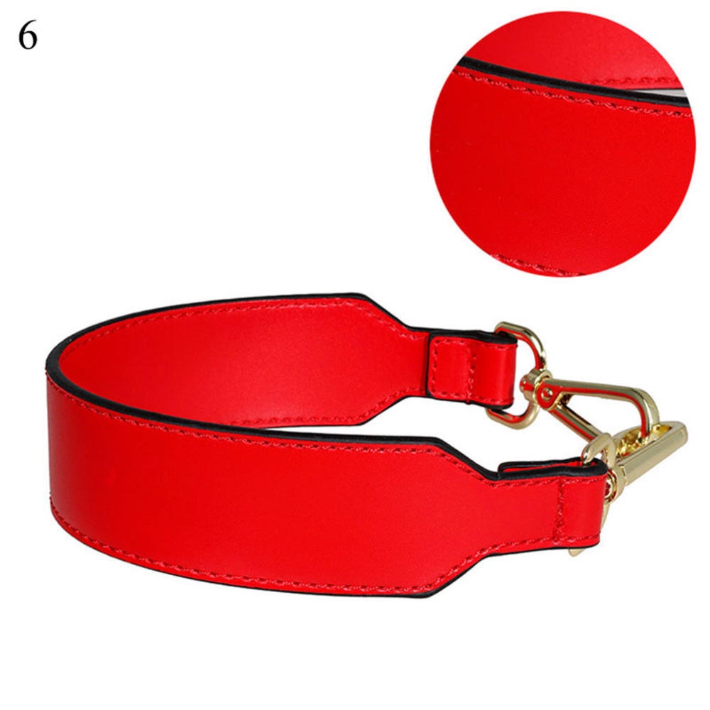 Dây Đeo Túi Xách Bằng Da PU Bản Rộng 3.5cm 41cm Có Khóa Vàng