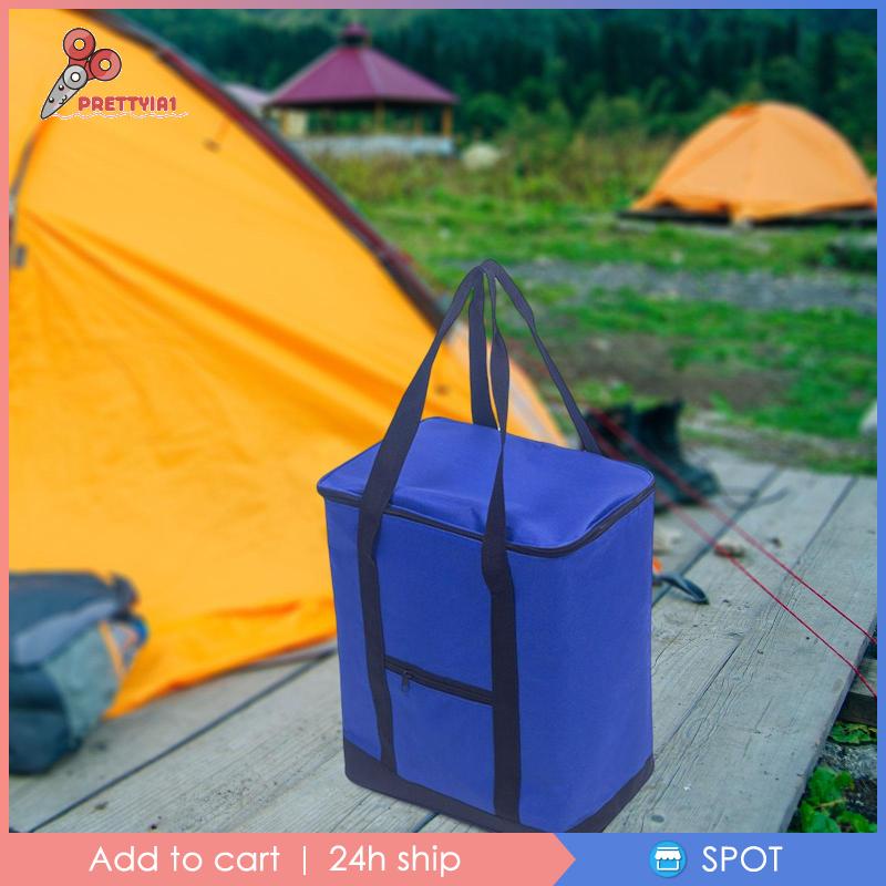 Túi Đựng Đồ Cách Nhiệt Chống Nước Prettyia1 Bền Bỉ Dùng Khi Đi Cắm Trại / Du Lịch