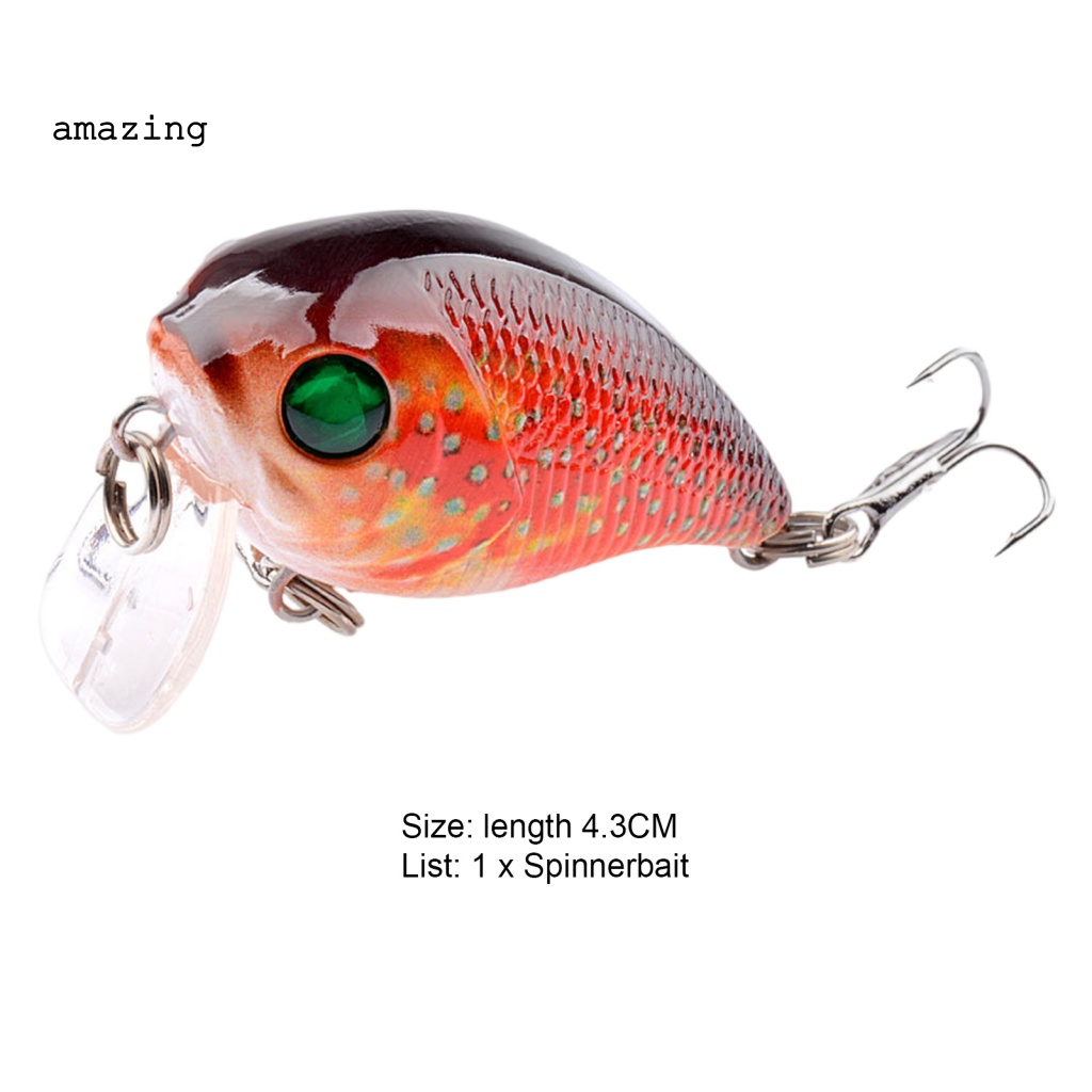 Mồi Câu Cá 6.5g Bằng Chất Liệu Cứng Màu Sắc Tươi Sáng Trọng Lượng Nhẹ Có Thể Di Chuyển Tiện Dụng