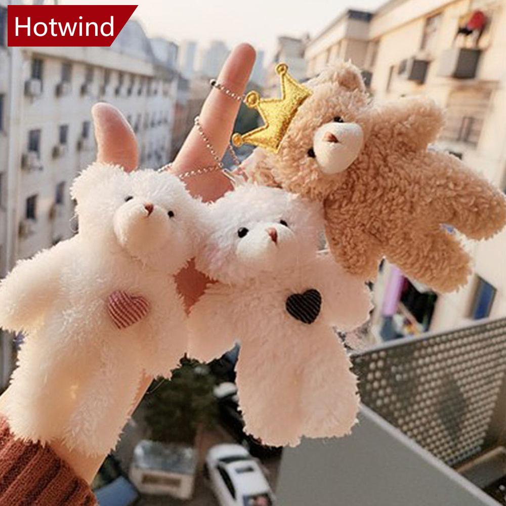 Móc Khóa Gấu Nhồi Bông 12cm Dễ Thương R2S9