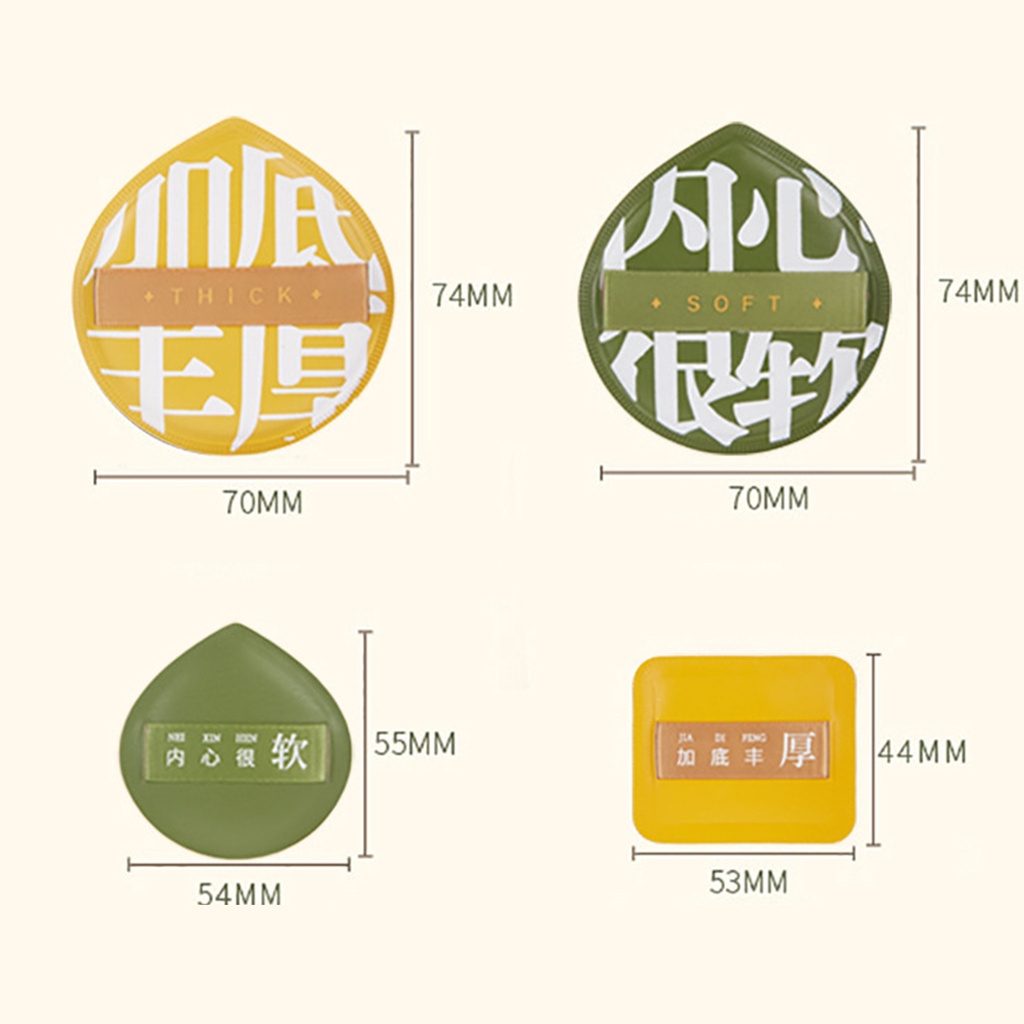 Mút Trang Điểm Mềm Mại Hình Tròn Tiện Dụng