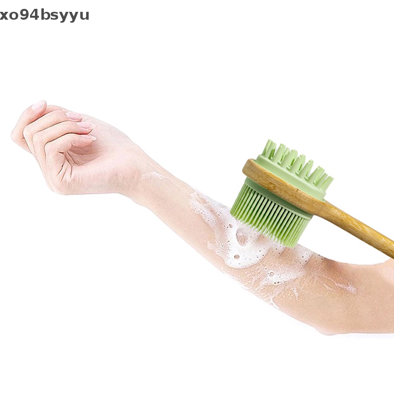 Bàn Chải Tắm Bằng Silicon Có Tay Cầm Xo94Bsyu Tiện Dụng