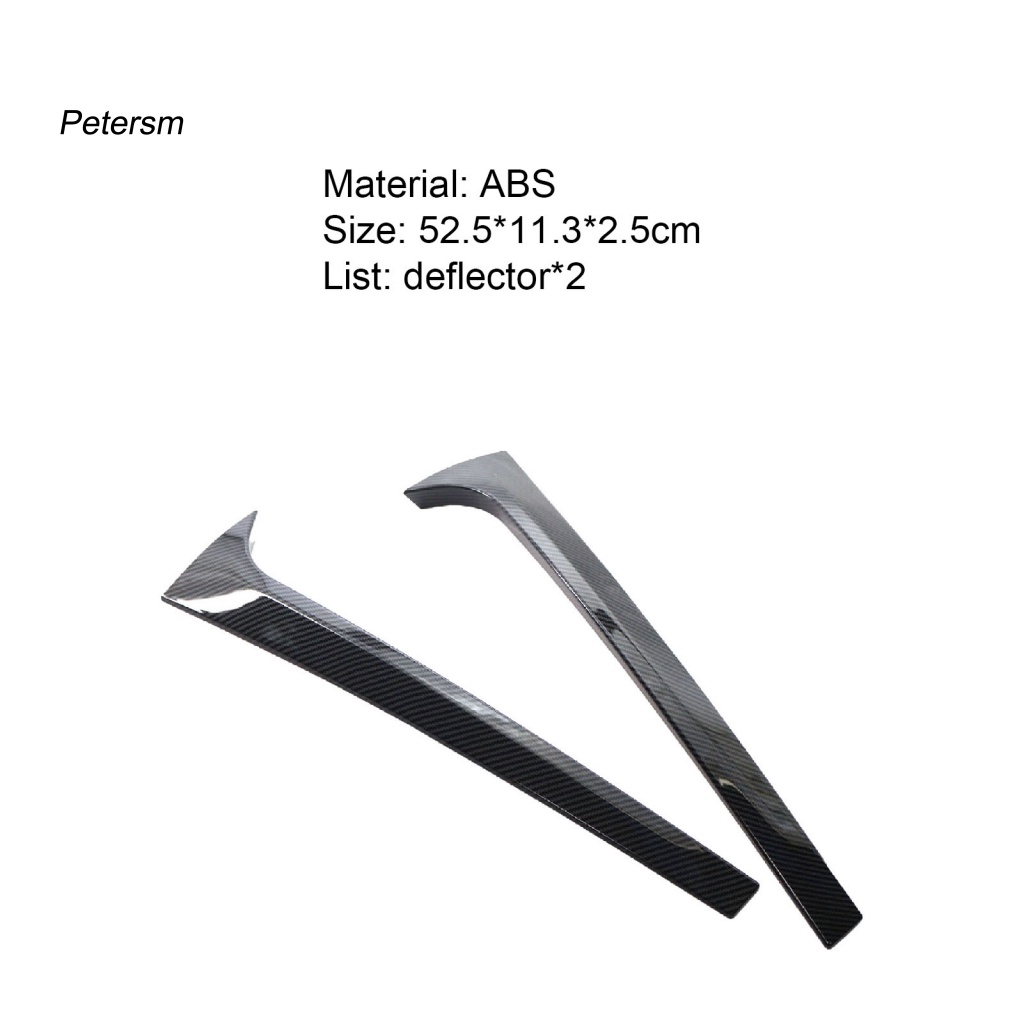 Bộ 2 Miếng Dán Kính Chắn Gió Phía Sau Bằng PP In Họa Tiết Sợi Carbon Gọn Nhẹ Chống Thấm Nước Cho Skoda Octavia Combi 14 -