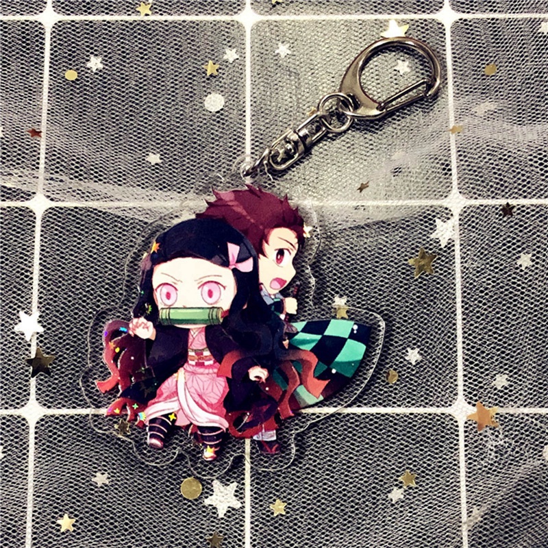 Móc Khóa Hoạt Hình Demon Slayer Bằng Acrylic