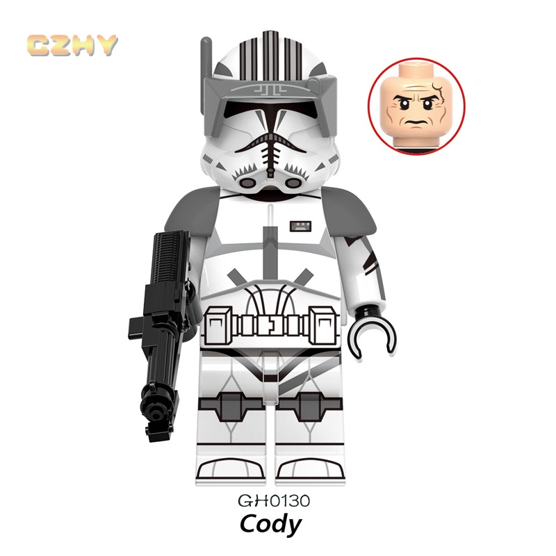 Mô Hình Đồ Chơi Nhân Vật Wilco Trooper Chỉ huy Wrecker Hunter Bly Fox Cody Captain Vaughn