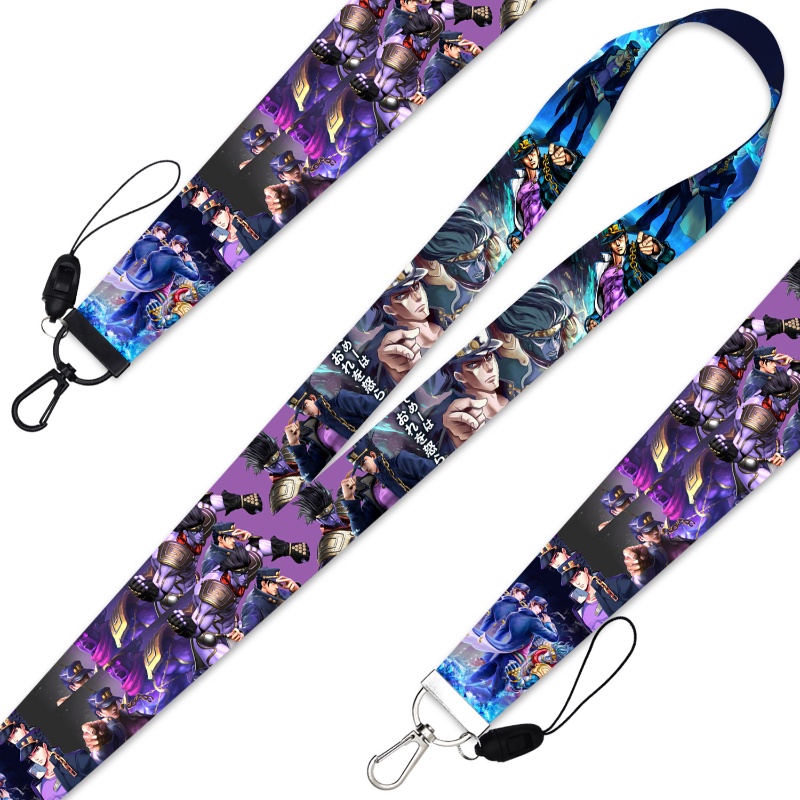 Z & M ❀ Dây Ruy Băng Đeo Thẻ In Hoạt Hình Jojo 'S Bizarre Adventure Dễ Thương