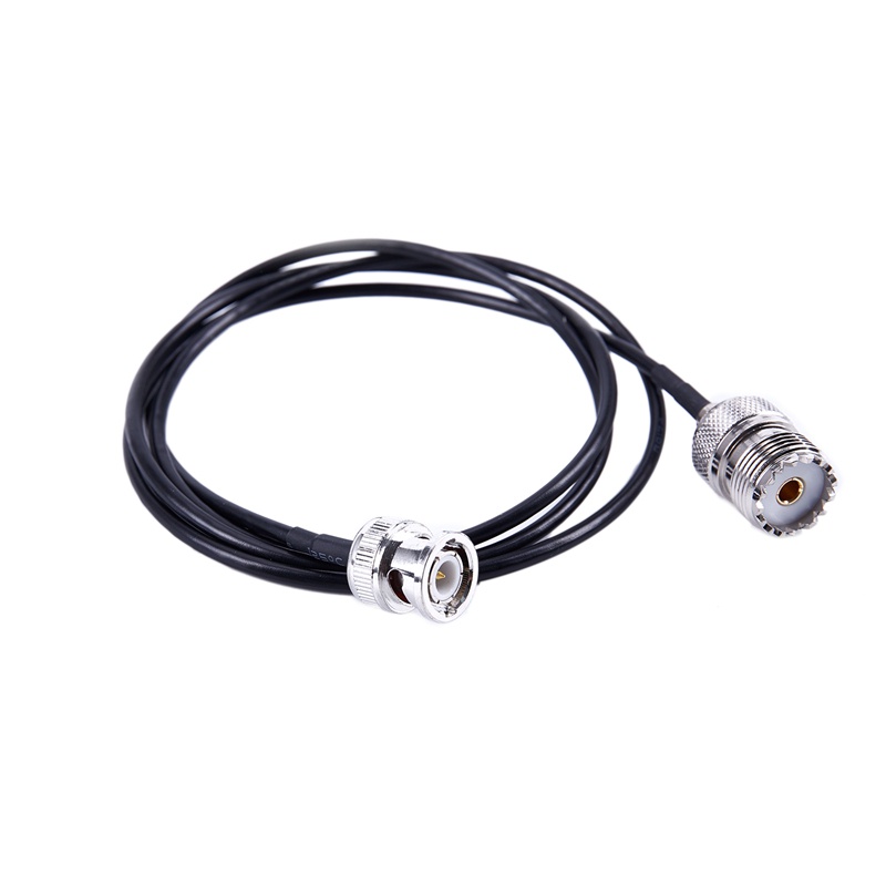 Cáp Ăng Ten Đồng Trục Radio UHF VHF Đầu Cắm BNC Sang UHF SO239 RG-58u 3Ft