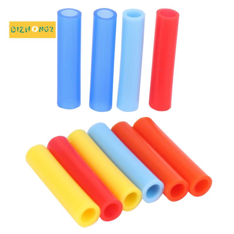 Bộ 10 Ống Hút Silicone Nhiều Màu 0.24inch 6mm