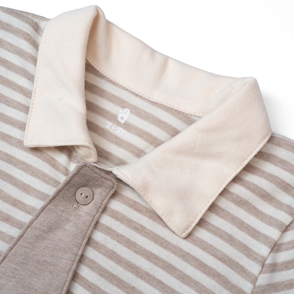 Bộ cavat bé trai ngắn, bst Mèo mũm mĩm Animo HS1122066 (18-24M,Dark Beige)