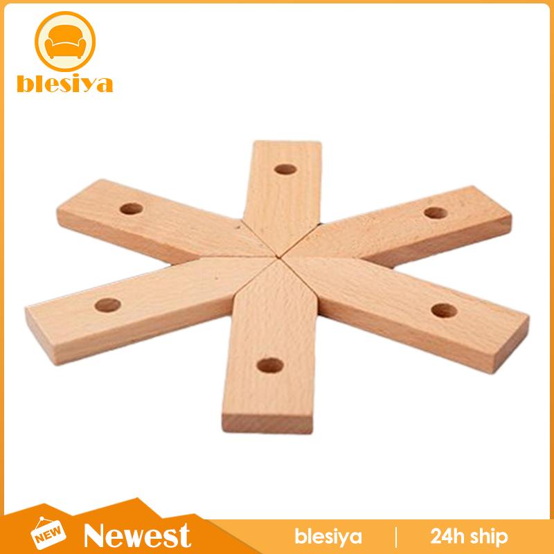 [Blesiya] Tấm Lót Bàn Ăn Bằng Gỗ Sồi Cho Hoạt Động Ngoài Trời