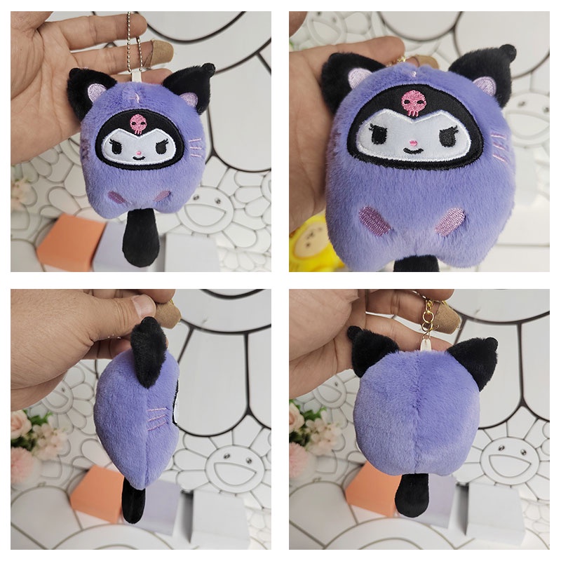 MOUSSON Móc Khóa Hình Chú Chó Yugui Nhồi Bông Dễ Thương