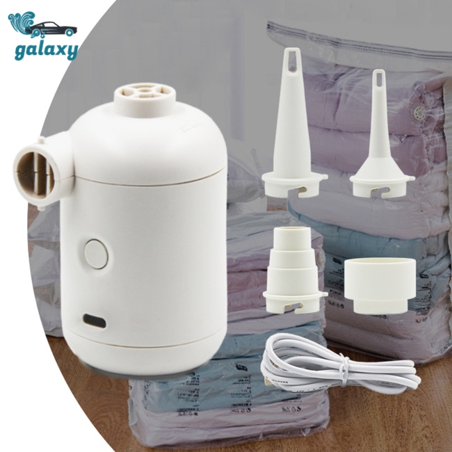 Galaxy Máy Bơm Hơi Điện Tử Cổng Usb Gọn Nhẹ Cho Phao Bơi