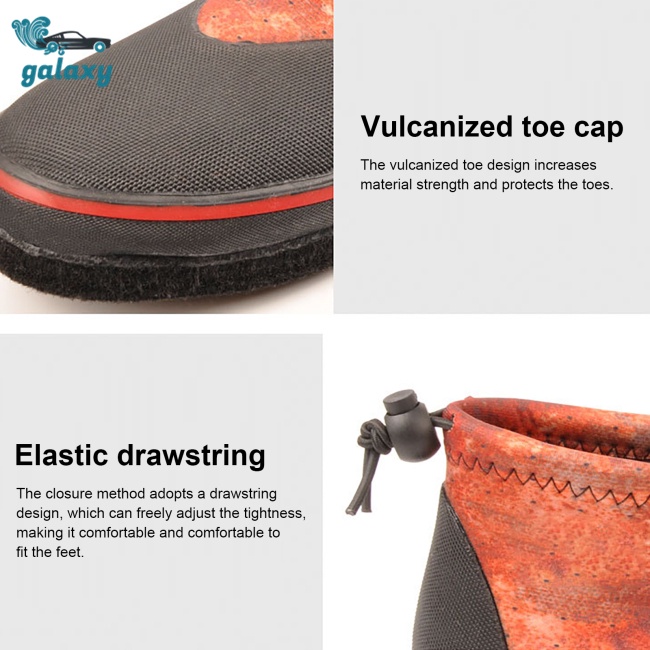 Galaxy Giày Câu Cá Đế Thép Chống Trượt Có Dây Rút Chuyên Nghiệp Cho Nam Nữ