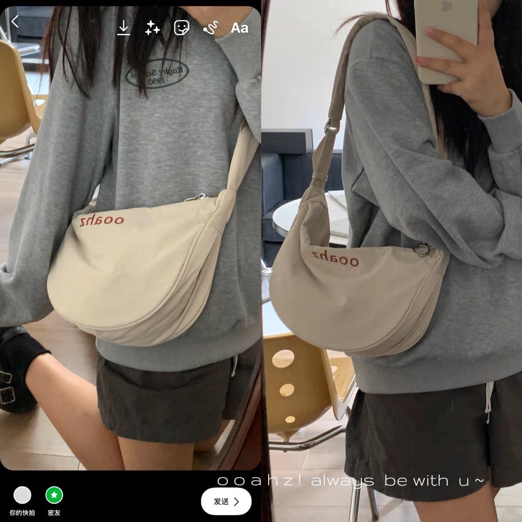 Túi xách nữ Túi Đeo Vai Túi đeo vai thời trang túi đeo chéo áo sơ mi nguyên bản, họa tiết in đậm. đơn giản  hồng đơn giản túi nữ rẻ