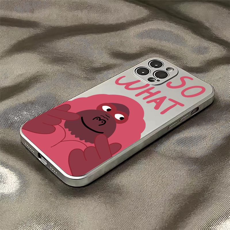 Ốp Điện Thoại TPU Silicon Mềm Chống Sốc Mạ Điện Hình Đôi Mắt Thiên Thần Cho IPhone 11 14 13 12 Pro XS Max XR X 8 + 7 6S Plus