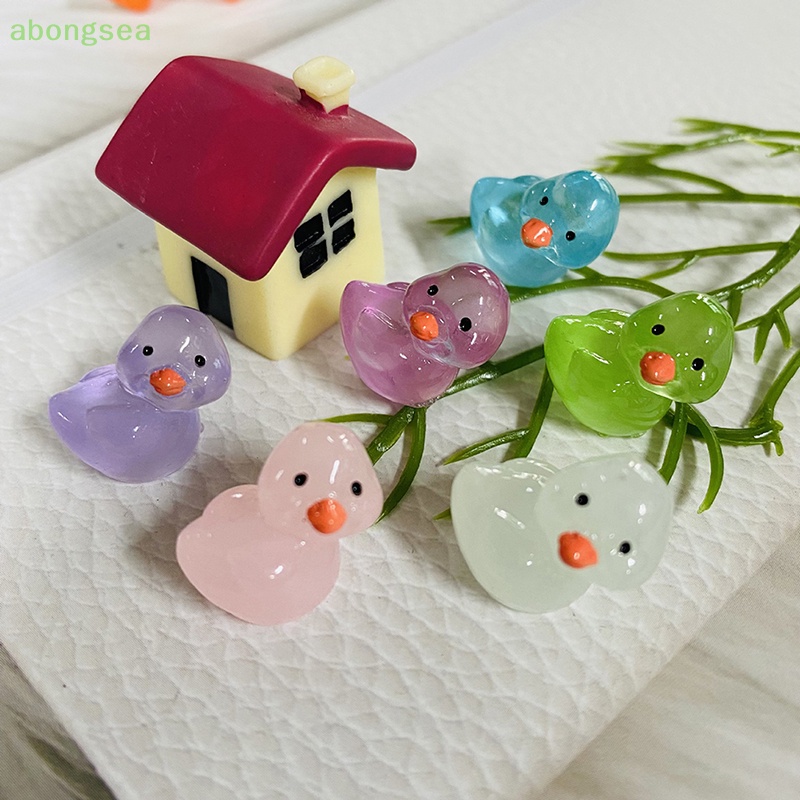 Bộ 5 Kẹp Tóc Nhựa Hình Chú Vịt Dạ Quang Xinh Xắn