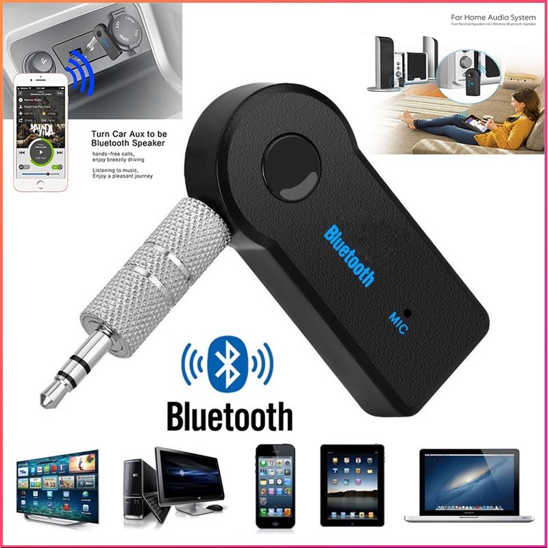 Bộ Thu Phát Âm Thanh Bluetooth Không Dây Rảnh Tay 3.5mm Dùng Để Phát Nhạc Trên Xe Hơi/Nhà/Xe Hơi