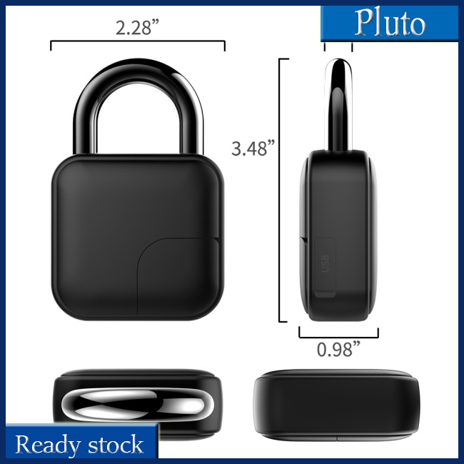 Ổ Khóa Thông Minh L3 Bằng Vân Tay Chống Nước Chống Trộm Có Thể Sạc Lại Cho Hành Lý
