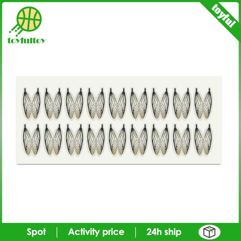 [Toyfulcabin] Con Ruồi Chất Liệu Mô Phỏng Cắt Trước Bền Màu Đỏ Cho Người Lớn Vừa Vặn Du Lịch