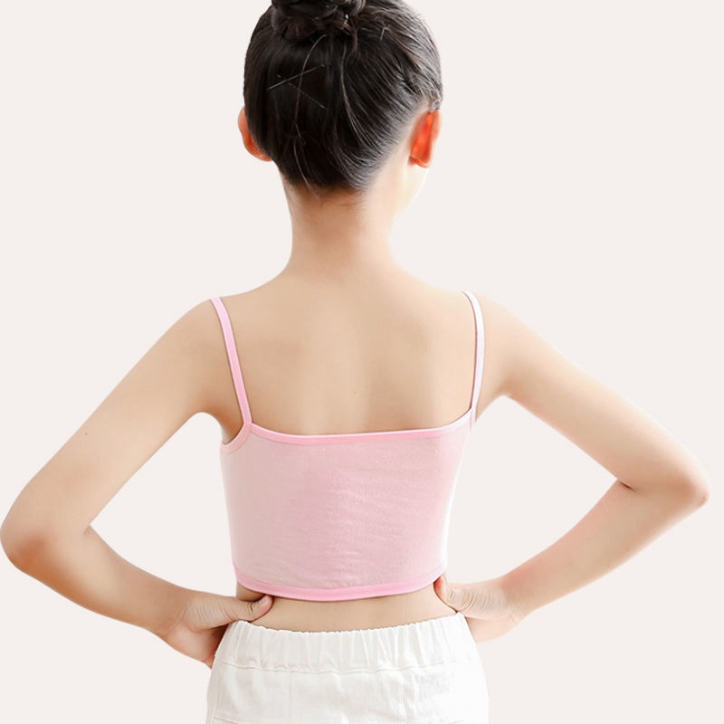 Áo Ngực Thể Thao Mềm Mại Thân Thiện Với Da Cho Bé Gái 8-16 Tuổi