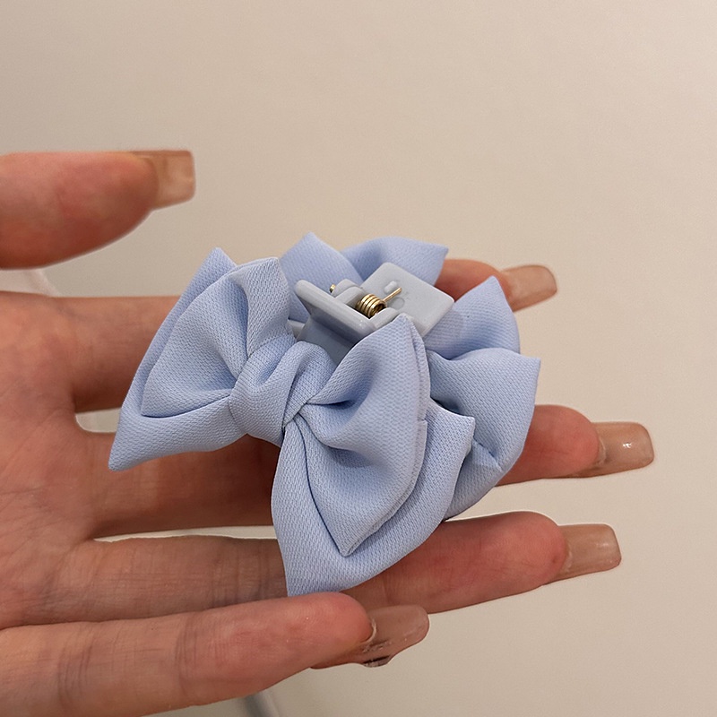 Kẹp Tóc Nơ Satin Kiểu Công Chúa Nhỏ Xinh Xắn Cho Nữ